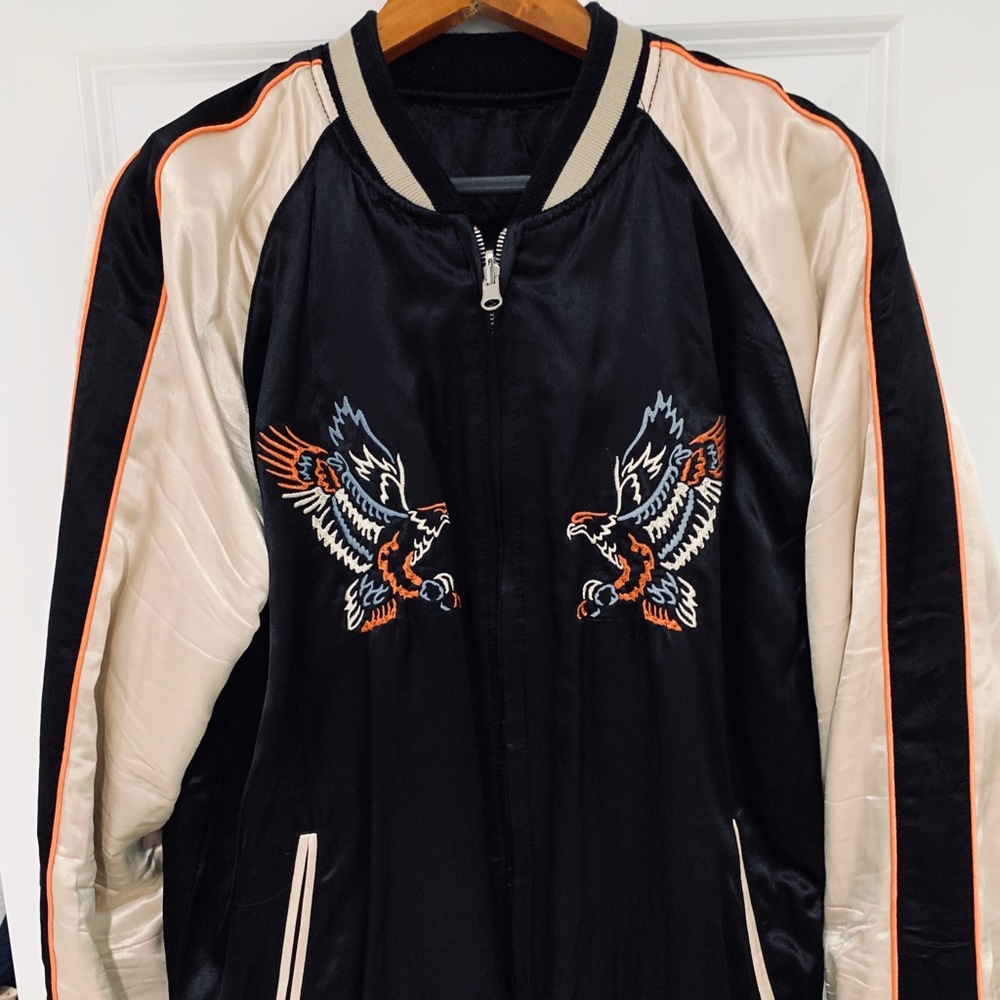 Reversible Silk Track Jacket
